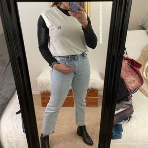 Cream CHAPS sweater vest